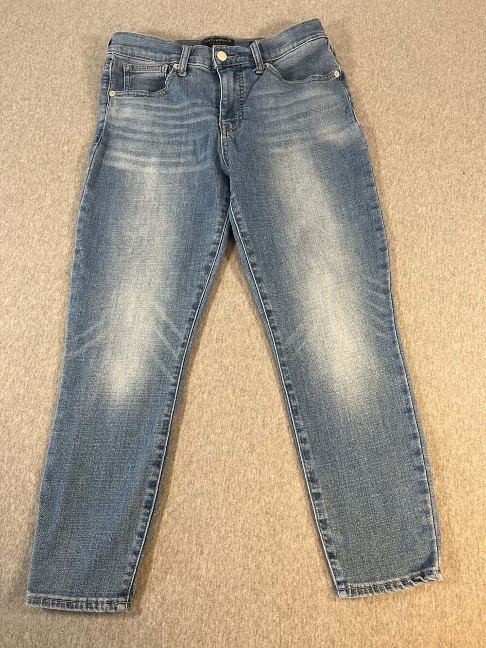 Lucky Brand Skinny Low Rise Denim Blue Jeans Women’s Size 10/30x24